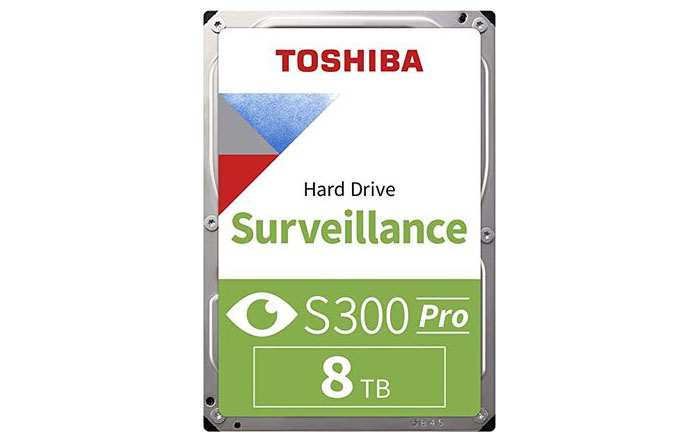 Ổ Cứng HDD 3.5'' 8TB Surveillance S300 (256MB) SATA3 chuyên dụng ghi hình camera Toshiba HDWT380UZSVA