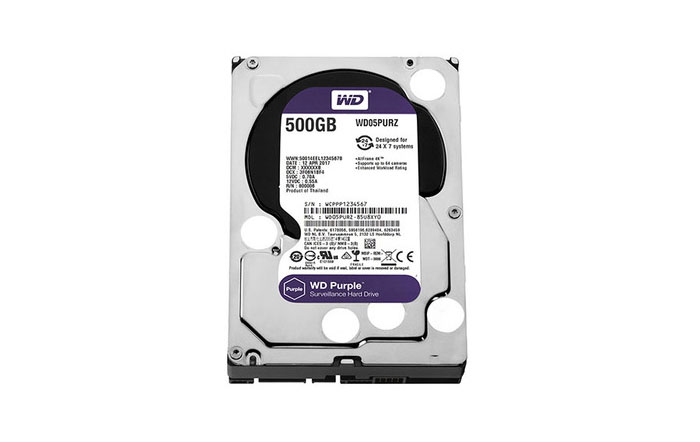 Ổ cứng HDD 500GB (Purple) Western WD WD05PURX